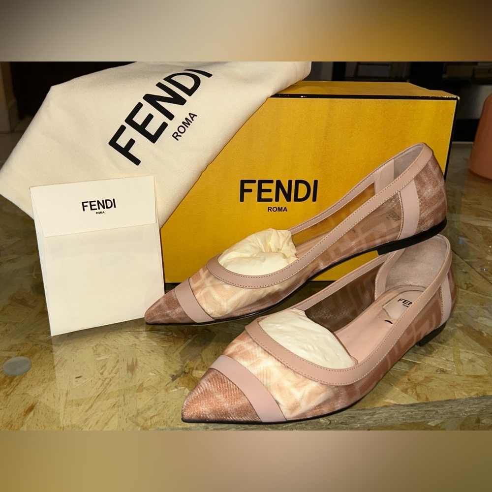 Fendi ballet flats.